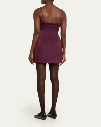 Marc Jacobs Satin Bow Mini Dress | Thumbnail 6