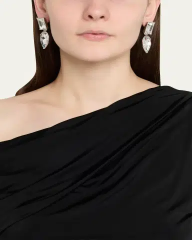 McQueen Crystal Cocktail Earrings | Thumbnail 2