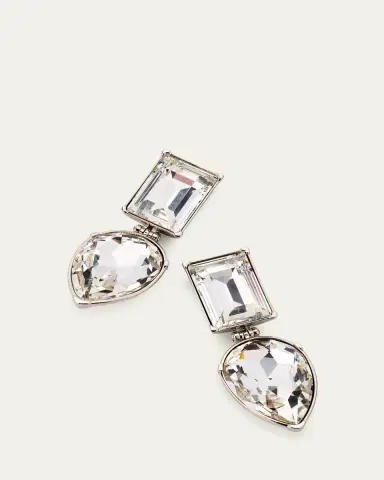 McQueen Crystal Cocktail Earrings | Thumbnail 3
