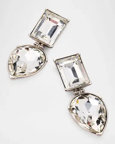 McQueen Crystal Cocktail Earrings | Thumbnail 6