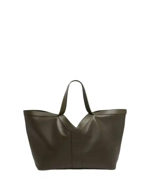 Saint Laurent Y Stitch Tote Bag in Calfskin Leather