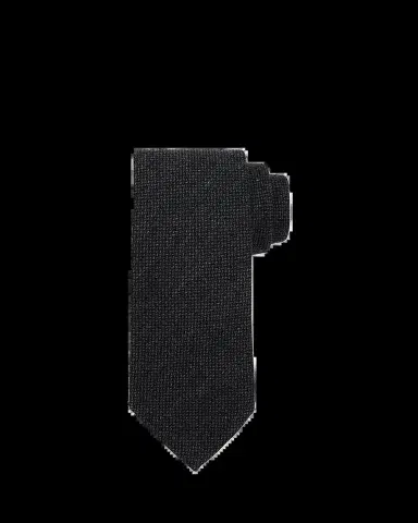 Zegna Men's Textured Wool and Silk Tie | Thumbnail 2