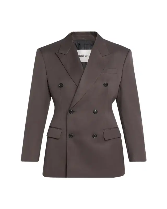 Double-Breasted Wool Blazer