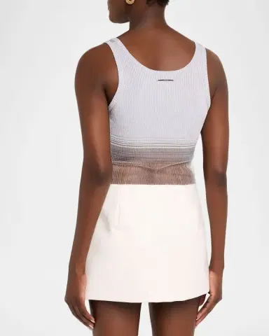 Grace Ling Evanescent Sheer Degrade Tank Top | Thumbnail 11