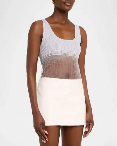 Grace Ling Evanescent Sheer Degrade Tank Top | Thumbnail 12