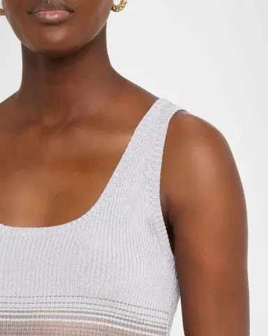 Grace Ling Evanescent Sheer Degrade Tank Top | Thumbnail 13
