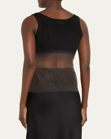 Grace Ling Evanescent Sheer Degrade Tank Top | Thumbnail 3