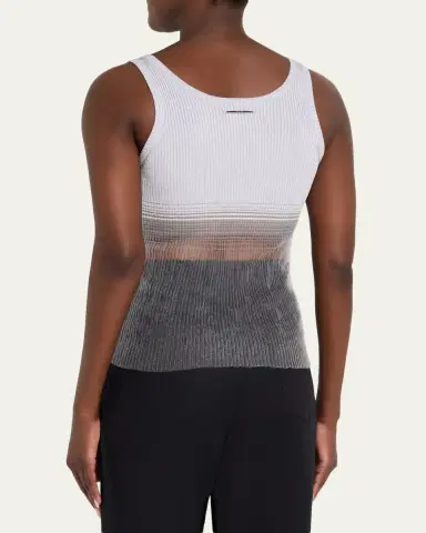 Grace Ling Evanescent Sheer Degrade Tank Top | Thumbnail 7