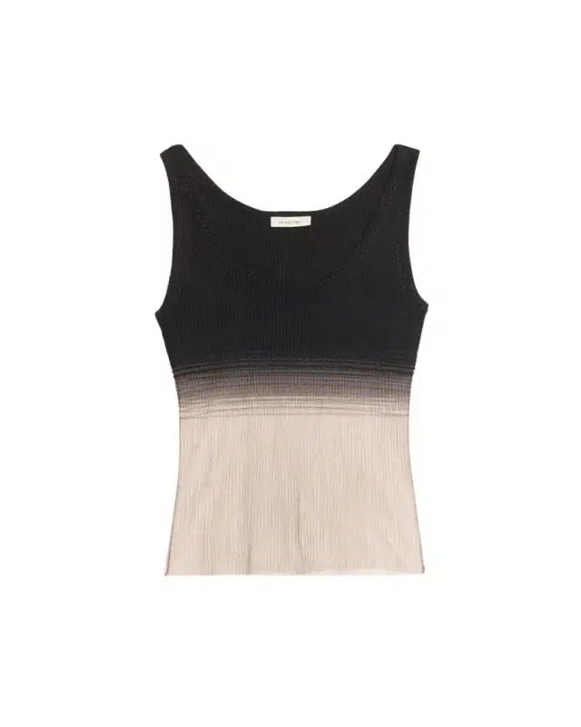 Evanescent Sheer Degrade Tank Top