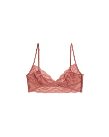 Kiki de Montparnasse Leche Moi Lace-Trim Longline Bra | Thumbnail 1