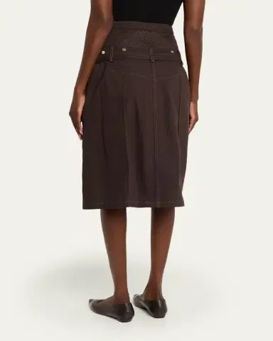 JANE WADE Corseted Denim Pencil Skirt | Thumbnail 3 JANE WADE Corseted Denim Pencil Skirt | Thumbnail 3