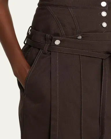 JANE WADE Corseted Denim Pencil Skirt | Thumbnail 5 JANE WADE Corseted Denim Pencil Skirt | Thumbnail 5