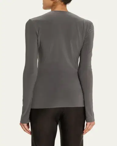 Grace Ling Claw Gathered Neck Long-Sleeve Top | Thumbnail 3 Grace Ling Claw Gathered Neck Long-Sleeve Top | Thumbnail 3