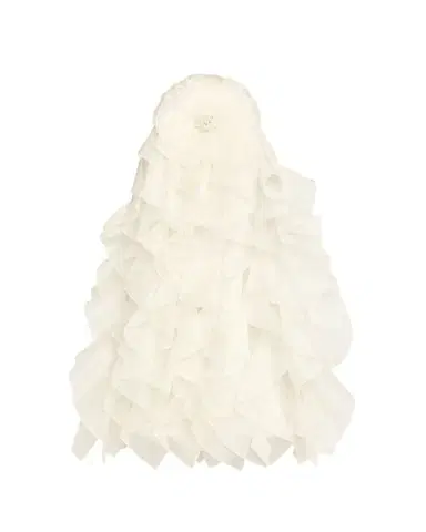 Retrofête Arina Ruffled Silk Halter Dress | Thumbnail 1 Retrofête Arina Ruffled Silk Halter Dress | Thumbnail 1