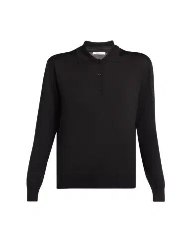 THE ROW Lilienne Silk Polo Top | Thumbnail 1