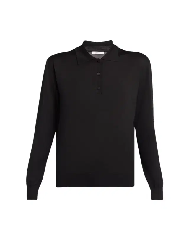 Lilienne Silk Polo Top