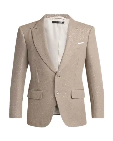Tom Ford Men's Sequin Boucle Peak Lapel Sport Coat | Thumbnail 1 Tom Ford Men's Sequin Boucle Peak Lapel Sport Coat | Thumbnail 1