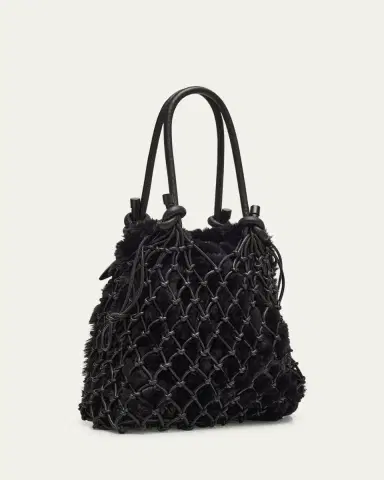 3.1 Phillip Lim Faux Fur Macrame Mini Sac Top-Handle Bag | Thumbnail 3 3.1 Phillip Lim Faux Fur Macrame Mini Sac Top-Handle Bag | Thumbnail 3