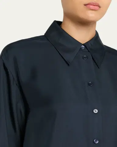 RÓHE Long-Sleeve Silk Shirt | Thumbnail 5 RÓHE Long-Sleeve Silk Shirt | Thumbnail 5