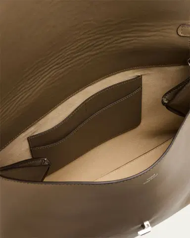 Toteme T-Lock Smooth Calf Leather Satchel Bag | Thumbnail 4 Toteme T-Lock Smooth Calf Leather Satchel Bag | Thumbnail 4