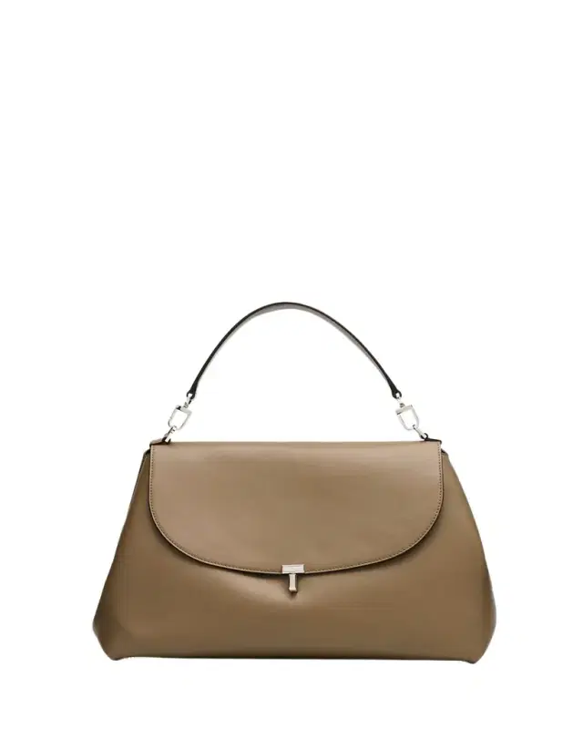 T-Lock Smooth Calf Leather Satchel Bag T-Lock Smooth Calf Leather Satchel Bag