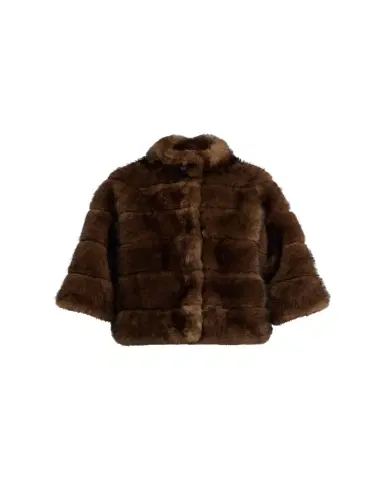 LoveShackFancy Gelman Faux Fur Jacket | Thumbnail 1 LoveShackFancy Gelman Faux Fur Jacket | Thumbnail 1