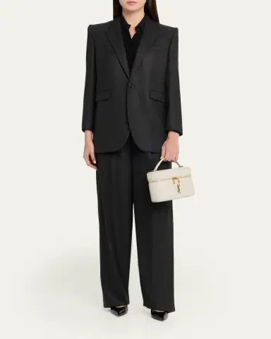 Saint Laurent Gaby Large YSL Vanity Bag in Quilted Leather | Thumbnail 9