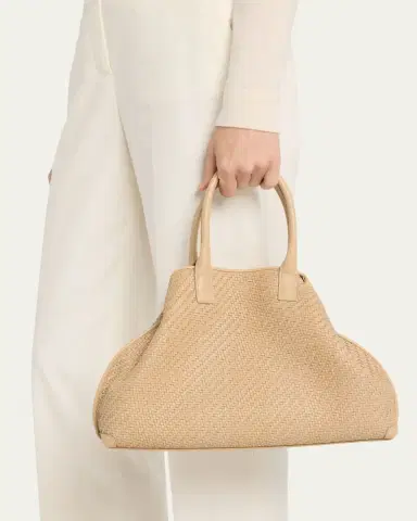 Akris Ai Small Braided Leather Top-Handle Bag | Thumbnail 6