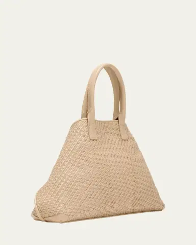 Akris Ai Small Braided Leather Top-Handle Bag | Thumbnail 7