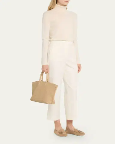 Akris Ai Small Braided Leather Top-Handle Bag | Thumbnail 9