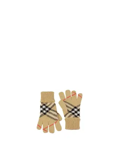 Burberry Check Cashmere-Blend Gloves | Thumbnail 1 Burberry Check Cashmere-Blend Gloves | Thumbnail 1