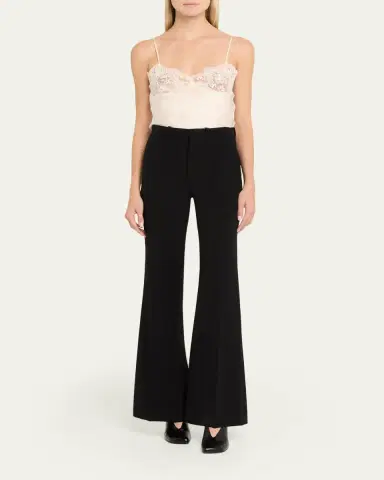 Chloé Lace-Trim Silk Cami Top | Thumbnail 2 Chloé Lace-Trim Silk Cami Top | Thumbnail 2