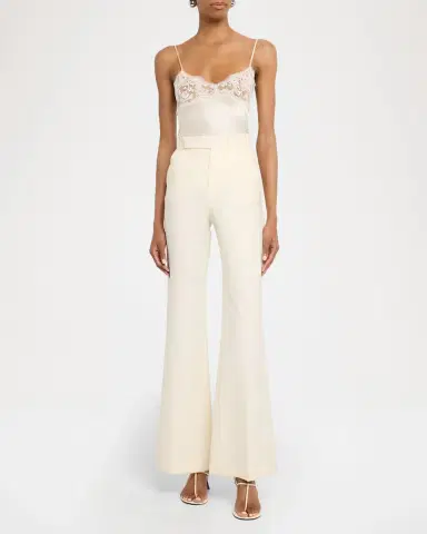 Chloé Lace-Trim Silk Cami Top | Thumbnail 6 Chloé Lace-Trim Silk Cami Top | Thumbnail 6