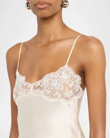 Chloé Lace-Trim Silk Cami Top | Thumbnail 9 Chloé Lace-Trim Silk Cami Top | Thumbnail 9