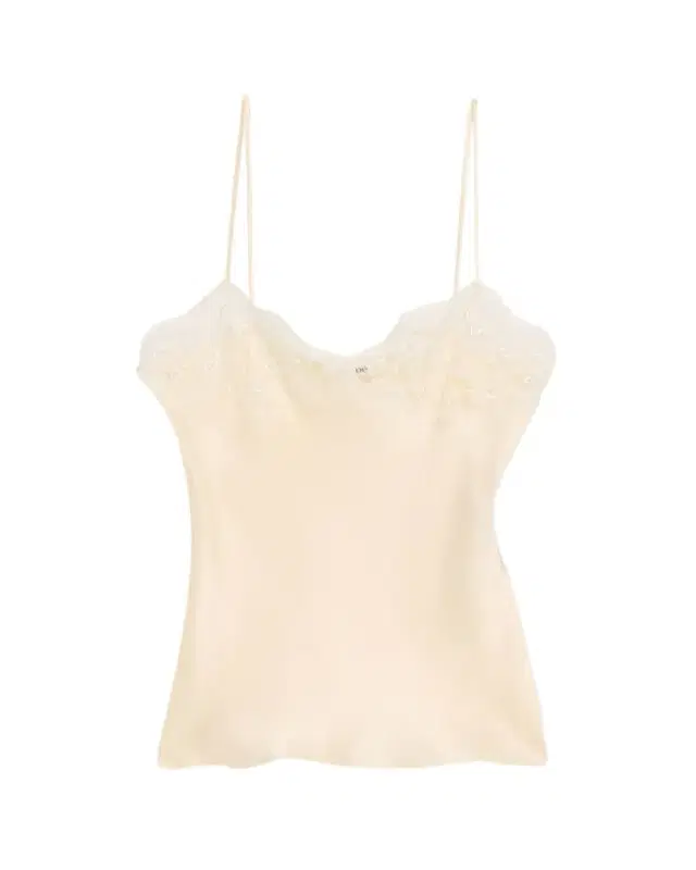 Chloe Lace-Trim Silk Cami Top