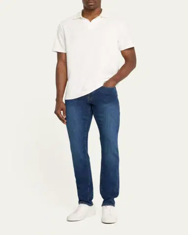Frame Men's Jacquard Polo Shirt | Thumbnail 2 Frame Men's Jacquard Polo Shirt | Thumbnail 2