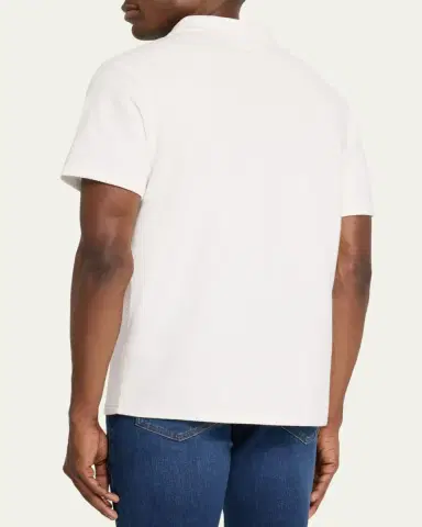 Frame Men's Jacquard Polo Shirt | Thumbnail 3 Frame Men's Jacquard Polo Shirt | Thumbnail 3