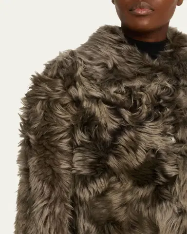 Yves Salomon Short Lamb Shearling Jacket | Thumbnail 5 Yves Salomon Short Lamb Shearling Jacket | Thumbnail 5