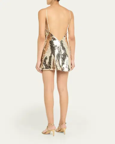 Retrofête Deserae Sequin Mini Dress | Thumbnail 3 Retrofête Deserae Sequin Mini Dress | Thumbnail 3