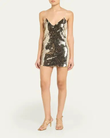 Retrofête Deserae Sequin Mini Dress | Thumbnail 4 Retrofête Deserae Sequin Mini Dress | Thumbnail 4