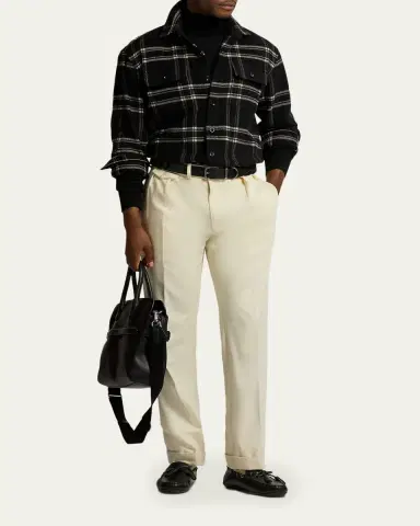 Ralph Lauren Purple Label Men's Bedford Calfskin Commuter Case | Thumbnail 2