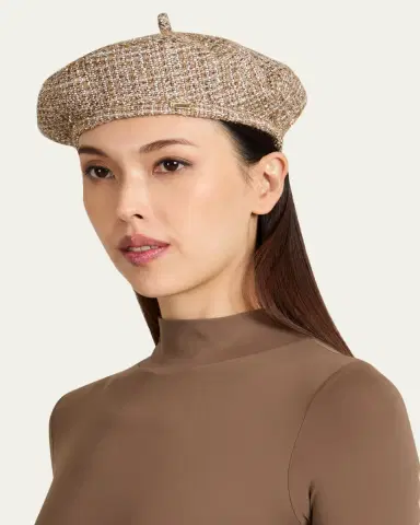 Eugenia Kim Carter Tweed Beret | Thumbnail 2 Eugenia Kim Carter Tweed Beret | Thumbnail 2