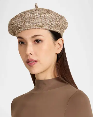 Eugenia Kim Carter Tweed Beret | Thumbnail 5 Eugenia Kim Carter Tweed Beret | Thumbnail 5