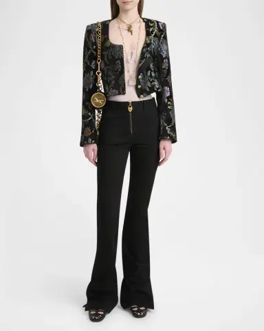 Chloé Floral Brocade Crop Jacket | Thumbnail 6 Chloé Floral Brocade Crop Jacket | Thumbnail 6