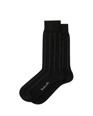 Pantherella Men's Botolph Box Stripe Crew Socks | Thumbnail 1 Pantherella Men's Botolph Box Stripe Crew Socks | Thumbnail 1