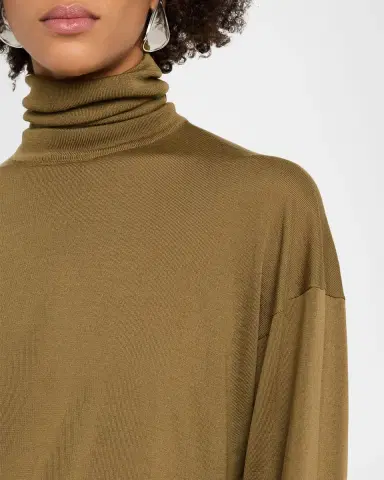 Saint Laurent Wool Turtleneck Sweater | Thumbnail 9 Saint Laurent Wool Turtleneck Sweater | Thumbnail 9
