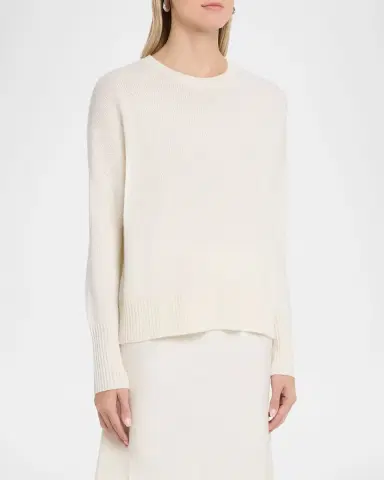Lisa Yang Sony Cashmere Shrunken Crewneck Sweater | Thumbnail 17 Lisa Yang Sony Cashmere Shrunken Crewneck Sweater | Thumbnail 17