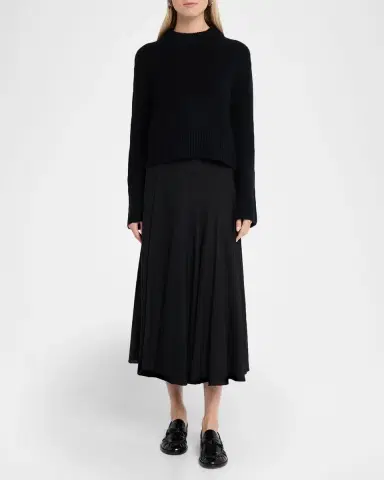 Lisa Yang Sony Cashmere Shrunken Crewneck Sweater | Thumbnail 19 Lisa Yang Sony Cashmere Shrunken Crewneck Sweater | Thumbnail 19