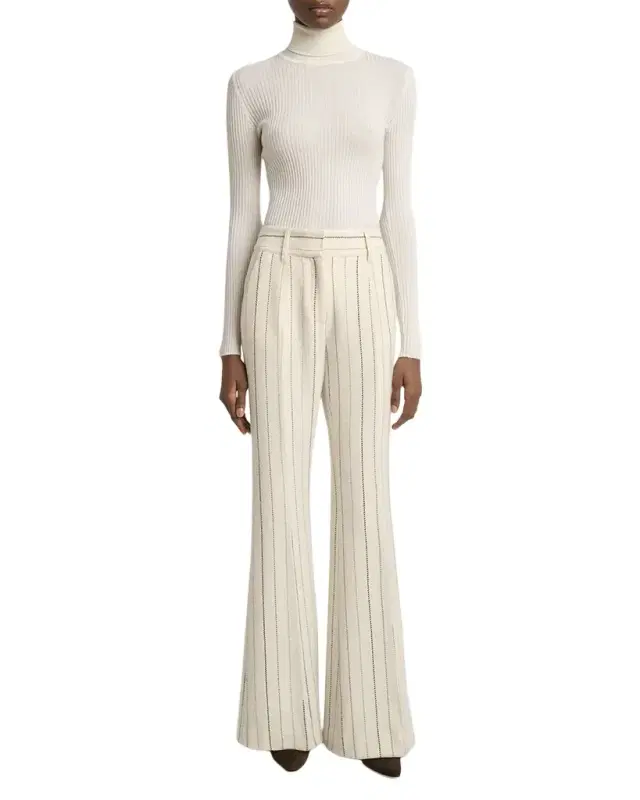 Gabriela Hearst Peppe Cashmere Silk Turtleneck Sweater