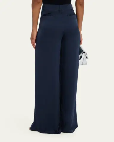 Ramy Brook Oscar Wide-Leg Satin Pants | Thumbnail 3 Ramy Brook Oscar Wide-Leg Satin Pants | Thumbnail 3
